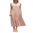 thumbnail image 1 of Robe Longue Maxi Bohème pour Femmes, Décontractée, Sans Manches, Robe Longue, Robes d'Été de Plage pour Dames, 1 of 6