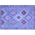 thumbnail image 1 of Ahgly Company Machine Washable Indoor Rectangle Southwestern Blue Country Area Rugs, 2' x 3', 1 of 4