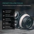 thumbnail image 3 of Tilta Pocket Follow Focus | Precise Focus Ring with A/B Stops | Fluid Damping System | 15mm Rod & Rod Holder | Works with Most Ca, 3 of 7