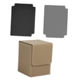 thumbnail image 2 of La caja de cubierta de cartas con 2 divisores se adapta a más de 100 8x7.8x10.3cm caja de almacenamiento de tarjeta impermeable Color arena, 2 of 8
