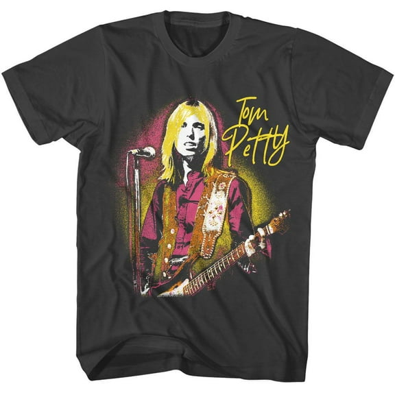 Tom Petty At The Mic Smoke T-Shirt