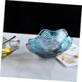 thumbnail image 4 of Mikinona Plastic Fruit Plate with Flower Design Wave Edge Snack Nut Dish and Candy Holder Versatile Salad Bowl for Home Use Purple Color Appetizers and Snacks, 4 of 9