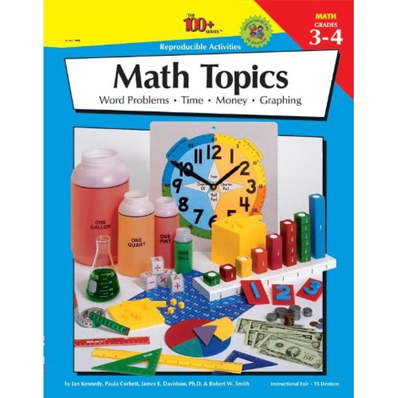 Pre-Owned Math Topics, Grades 3-4 (Paperback) 0880129107 9780880129107