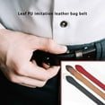 thumbnail image 3 of PU Leather Handbag Lifting Handle Modified Handle Modified DIY DIY Decorative Leaf Shape Easy Matching Shoulder Bag Strap Accessories White, 3 of 8