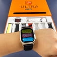 thumbnail image 4 of KIT SMARTWATCH RELOJ INTELIGENTE S100 ULTRA CON 7 CORREAS DE REGALO-MONITOREO FITNESS, 4 of 5