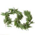 thumbnail image 1 of Xiao Hua Guirnalda de enredaderas de 193 cm con hojas verdes, plantas colgantes artificiales, decoración para el hogar, dormitorio, pared, fiesta y boda - D09, 1 of 4