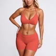 thumbnail image 2 of LIUJUNSHOP Women's Workout Sets 2 Piece Yoga Outfit High Waisted Biker Shorts Leggings Sports Bra Gym Fitness Clothes Tracksuit Light Pink S, 2 of 5