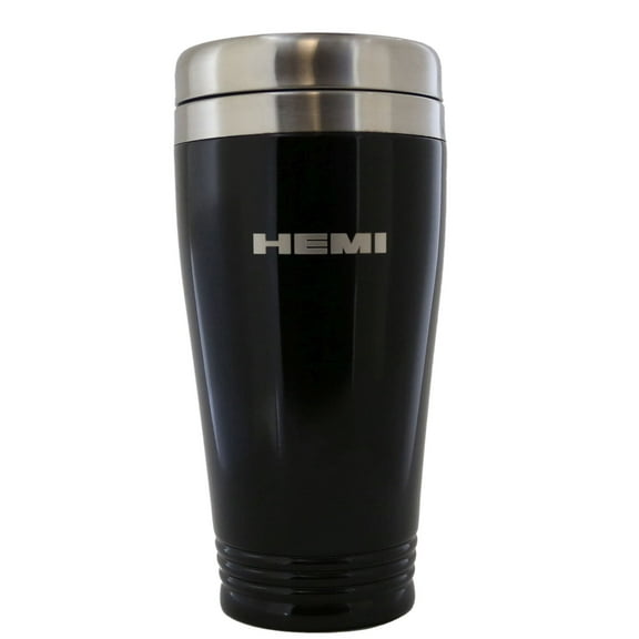 Dodge RAM HEMI Black Stainless Steel Travel Mug Tumbler