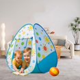 thumbnail image 4 of Portable Foldable Playpen with Breathable Mesh - 29.5x29.5x35.4 Inches, Multifunctional Design for Indoor Play, 4 of 9