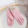 thumbnail image 3 of Guantes de Invierno para Pantallas Táctiles para Mujer, Forrados, Gruesos, Antideslizantes, para s Completos, Clima Frío, Adultos, Mujeres, Campin Rosado Yinane Guantes de invierno para mujer, 3 of 7