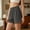 *Gray, variant on ClodeEU Women's Elaist Waist Cotton Athletic Shorts with Pockets ,Casual Summer Sport Shorts Black,Women's Plus L