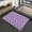 Lavender, variant on Funny Bath Mat 17"x27" Non Slip Quick Dry Super Water Absorbent Modern Oval Blue Bathroom Rug Rubber Backed Washable Thin Bathroom Rugs Fit Under Door