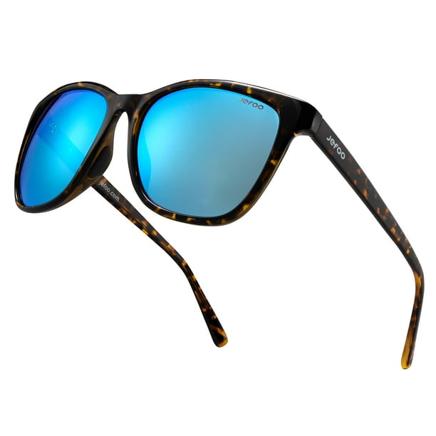 Gafas de sol polarizadas UV400 retro Jefoo para hombres y mujeres