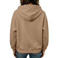 thumbnail image 3 of Oversized Hoodies for Women Fall Mock Neck Long Sleeve Casual Comfort Sweatshirts Winter y2k 2026 Cute Sweatshirt XL, 3 of 3