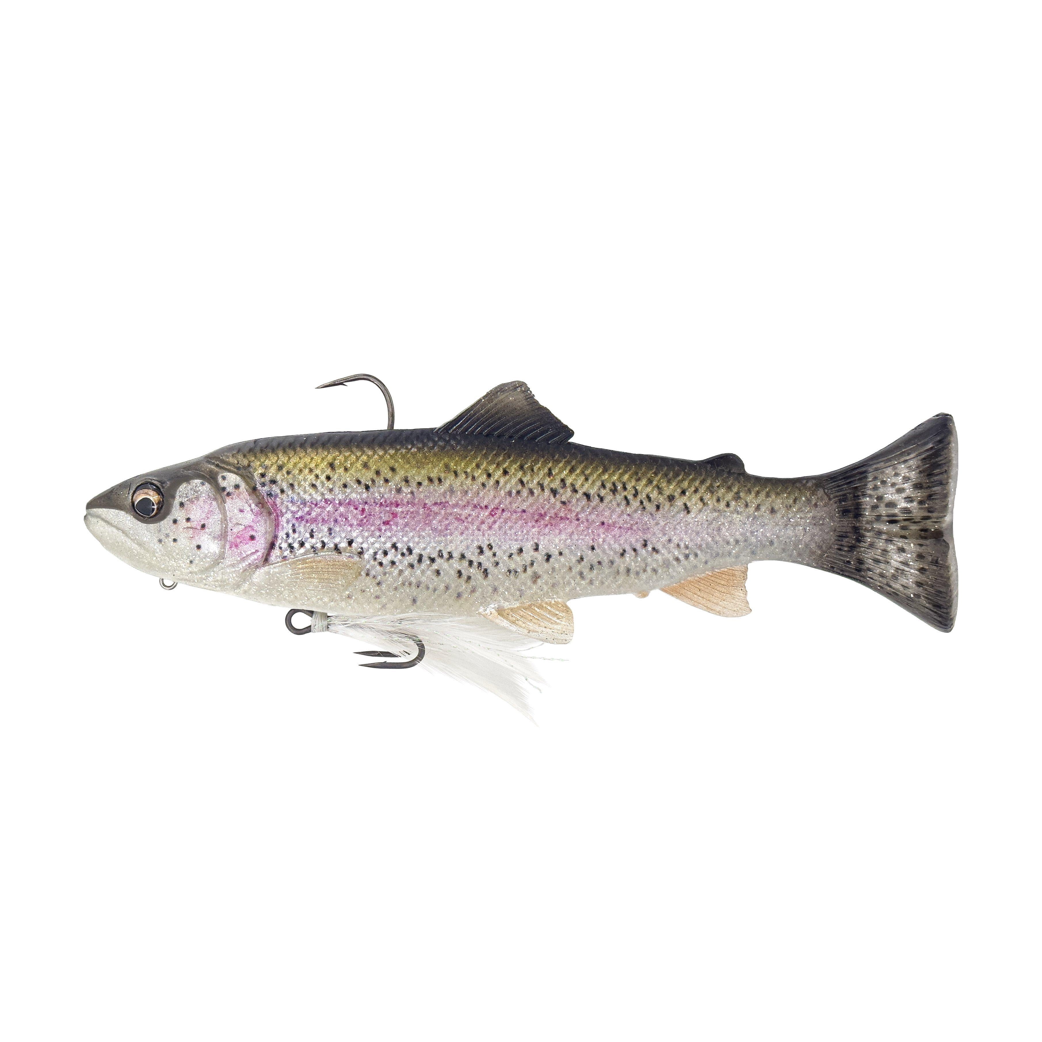 Savage Gear 3D Line Thru Pulse Tail Trout Pro, 8 in, Dark Trout