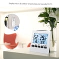 thumbnail image 2 of LCD Digital Wireless Indoor/Outdoor Thermometer Hygrometer ℃/℉ Temperature Humidity Meter with Max Min Value Display, 2 of 7