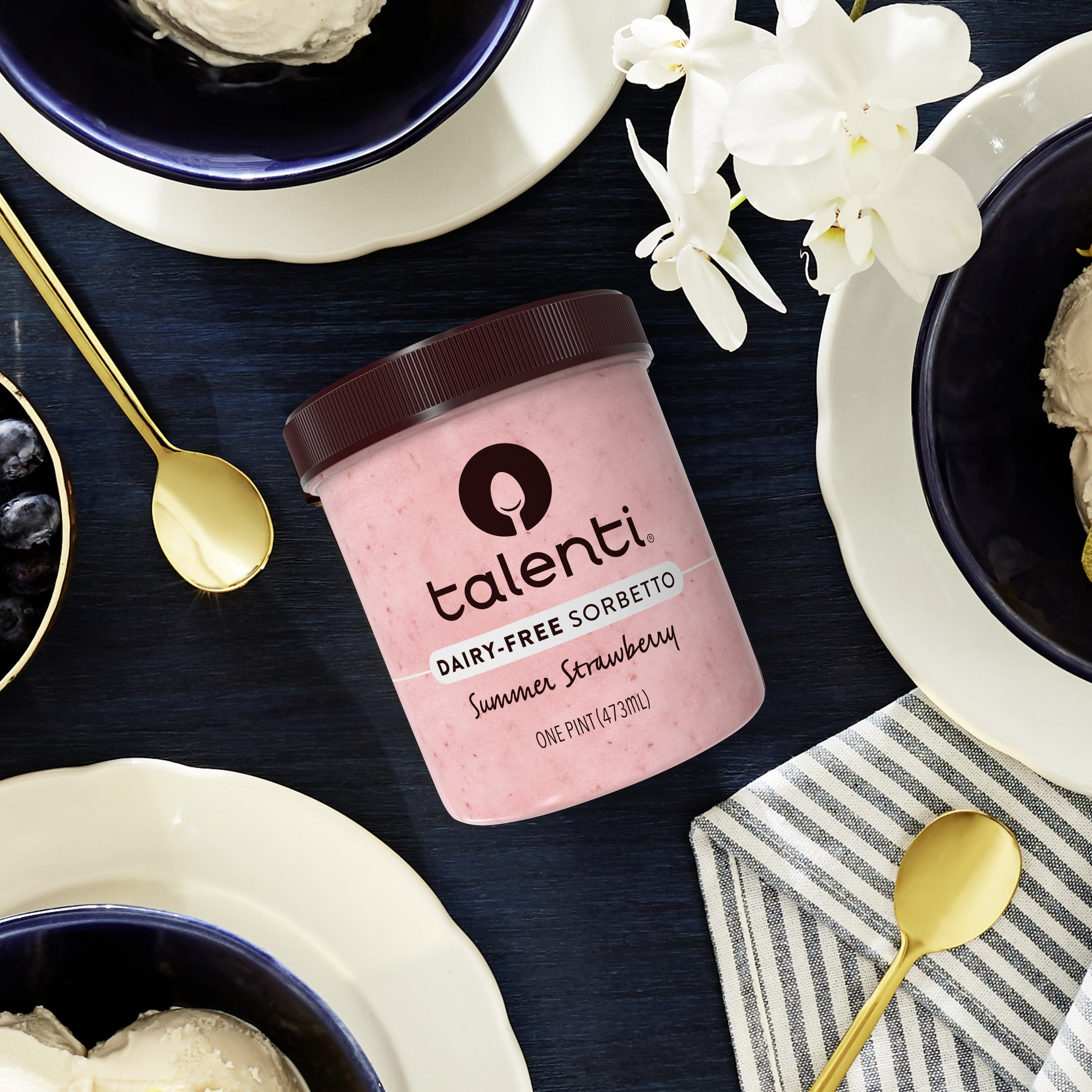 Talenti Dairy-Free Sorbetto Summer Strawberry, 1 Pint