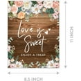 thumbnail image 4 of Wood Florals Wedding Signs Bundle Set for Ceremony, Reception Signage, Includes Cards  Gifts, Reserved, Mr.  Mrs., Memorial, Guestbook, Favors Signs, 8.5 x 11, 30-Pack, 4 of 8