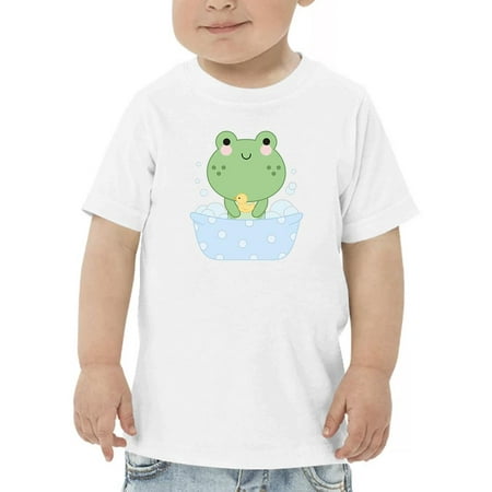 

Cute Baby Frog Bubble Bath T-Shirt Toddler -Image by Shutterstock 4 Toddler