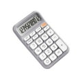 thumbnail image 2 of Colcolo Handheld Mechanical Calculator 12 digits Large LCD Display for Office Market Grey, 2 of 8