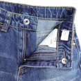thumbnail image 2 of KIDSCOOL SPACE Girl Jeans,Kid Ripped Wide Leg Slim Fit Fashion Denim Jeans Pants,Deep Blue,4-5 Years, 2 of 6