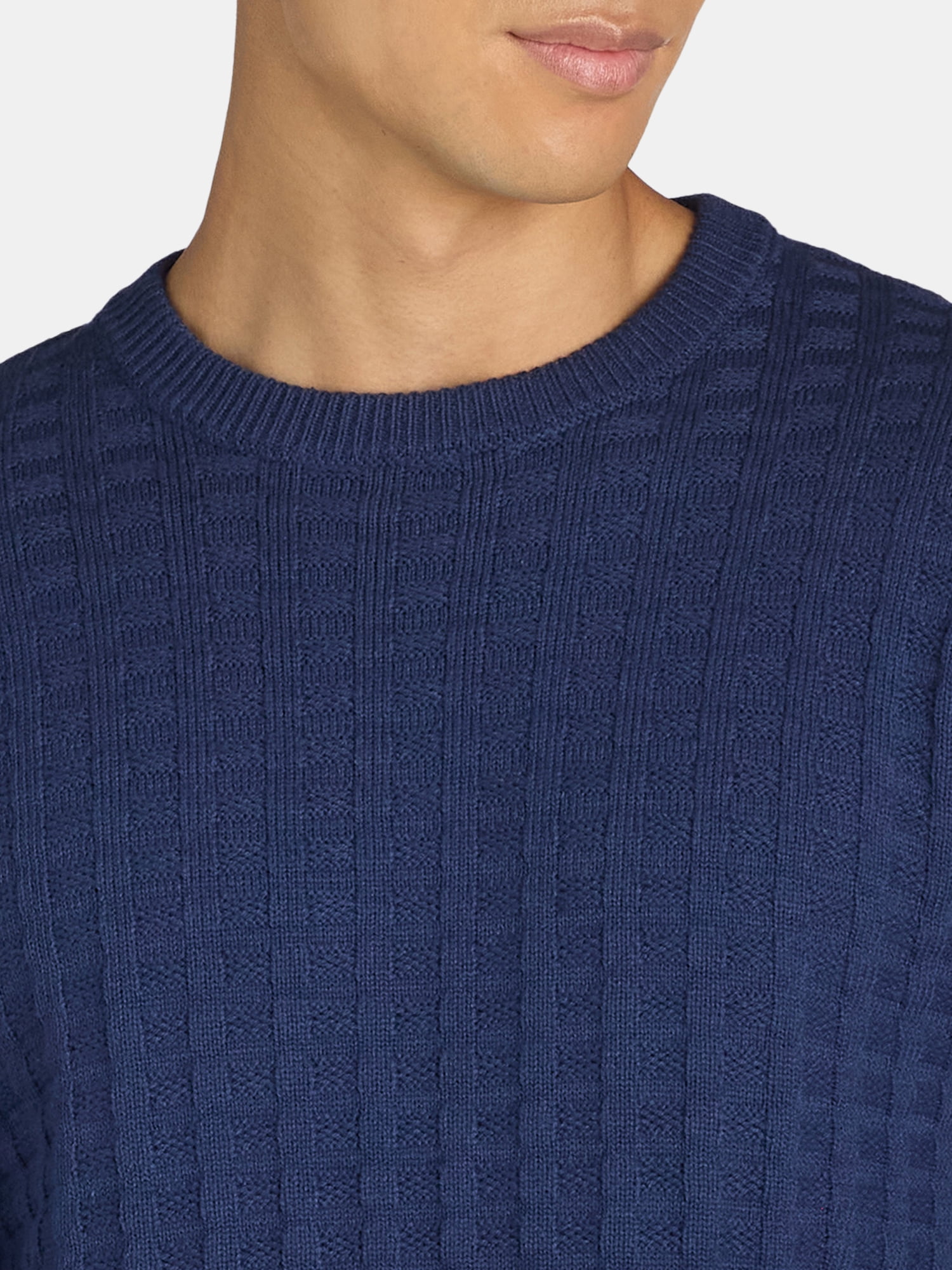 Tribekka 44 Men's Textured Crewneck Sweater, Sizes XS-3XL
