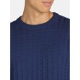 thumbnail image 2 of Tribekka 44 Men's Textured Crewneck Sweater, Sizes XS-3XL, 2 of 5