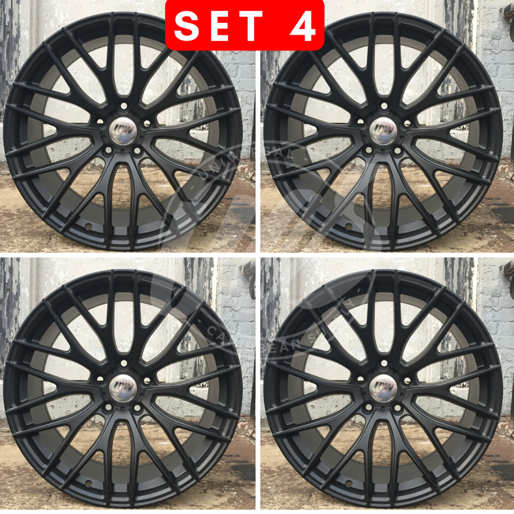 NEW 17 inch x 7.5 Alloy Wheels Rims Compatible with Bmw 5 lug Gunmetal