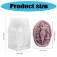 thumbnail image 3 of Easters Candle Molds Castings Molds 3D Easters Eggs Silicone Moulds Epoxy Resin Molds Ornament Molds Plasters Molds, 3 of 4