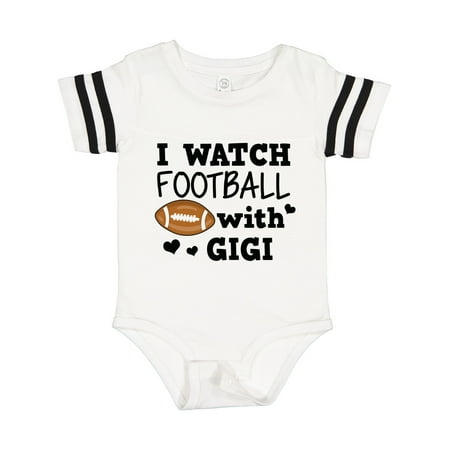 

Inktastic I Watch Football with My Gigi Gift Baby Boy Bodysuit