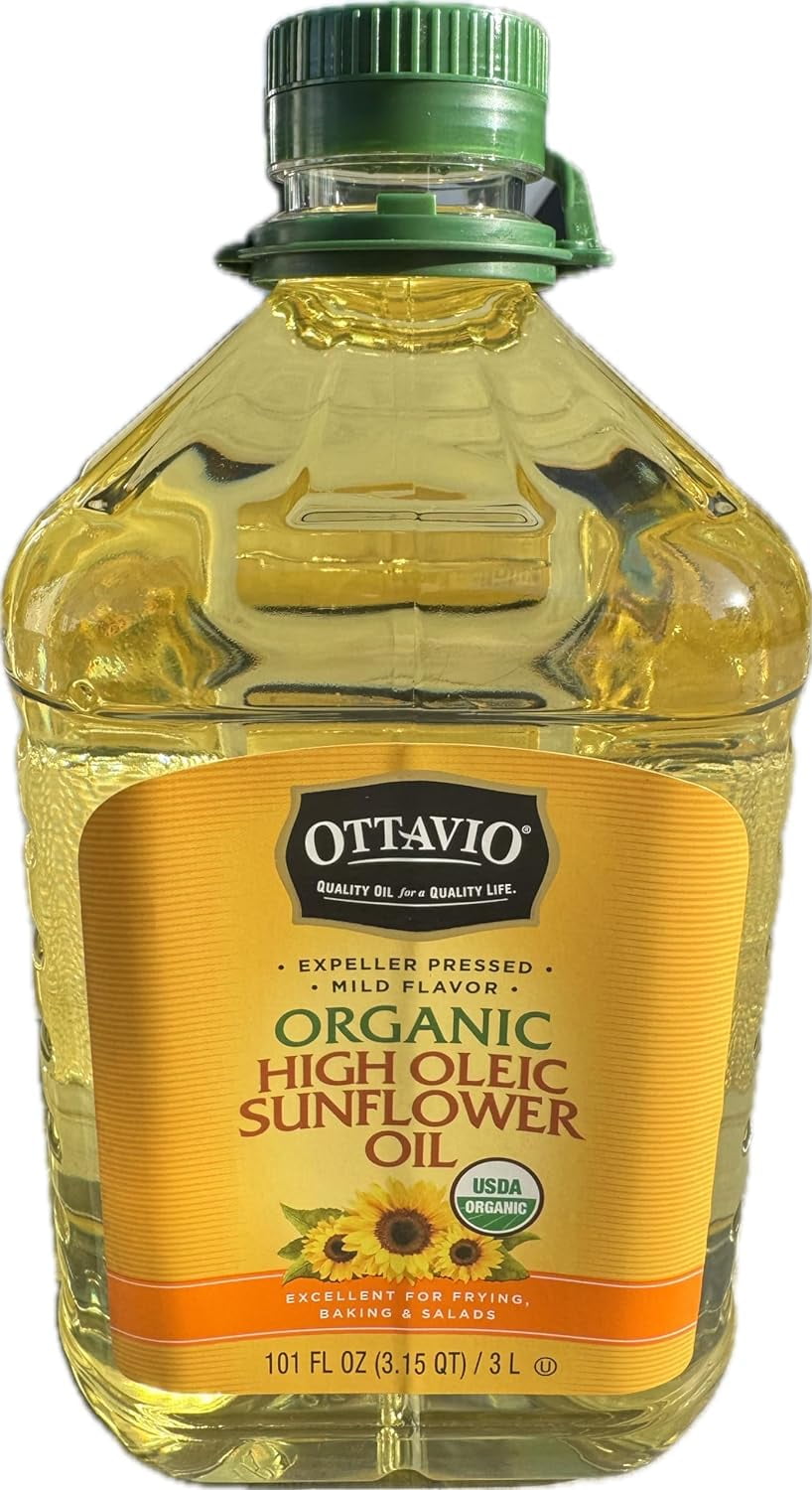 Ottavio Organic High Oleic Sunflower Oil 3L