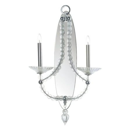 

Maxim 30002 Paris 2 Light 14-3/4 Wide Wall Sconce - Nickel