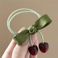 thumbnail image 6 of Gieenan Fashionable Cherry Elastic Hair Bands and Hair Clip Set For Baby Girls And Women Stylish And Comfortable Hair Accesories, 6 of 10