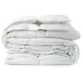 thumbnail image 2 of Chezmoi Collection All Season Down Alternative Comforter - Box Stitch Quilted Duvet Insert with Corner Tabs (King, White), 2 of 4