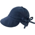 thumbnail image 6 of CoCopeaunts Women Bucket Hat Spring Summer Girls Outdoor Visor Bow Back Beach Fisherman Hat Solid Color Lady Sport Bucket Caps, 6 of 8