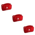 thumbnail image 1 of bedienty Sacs de Rangement Internes en Filet d'Urgence Étui Organisateur de Pilules Équipement Extérieur Rouge Ensemble de 3, 1 of 5
