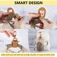 thumbnail image 3 of 1 Pack Hat Clip for Travel, Hands-Free Bag, Backpack, Purse, and Hiking Gear Clip-on Holder Strap for Baseball, Snapback, and Ponytail Caps - Brown, 3 of 8