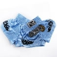 thumbnail image 2 of Shorts Anotherboxer Boxing Breathable Fitness Kickboxing Muay Thai Printing Light Blue L, 2 of 9