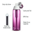 thumbnail image 6 of Brita 26oz Premium Plastic Filtered Water Bottle, Orchid, Leak Proof BPA Free with Straw, 6 of 10