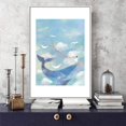 thumbnail image 3 of IDEA4WALL Framed Canvas Wall Art for Living Room, Bedroom Whale Canvas Prints for Modern Home Decoration Ready to Hang, 3 of 4