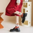 thumbnail image 5 of 5Pairs Wool Socks for Women Thick Knit Vintage Cute Floral Crew Socks, 5 of 6