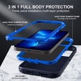 thumbnail image 3 of Designed for Apple iPhone 13 Pro Max Heavy Duty Case Compatible with Magnetic Wireless Charging, Triple Layer Protection Shockproof Drop Tested Protective Case for Apple iPhone 13 Pro Max, Navy, 3 of 6