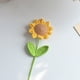 thumbnail image 3 of Girasol tejido a mano terminado, flor artificial, tejido de lana hecho a mano, girasol, tulipán, rosa, regalo, 3 of 6