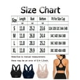 thumbnail image 3 of FANNYC 1-3 Pcs Sports Bra High Support For Women Racerback Padded Sports Bra Stretch Comfort Longline Yoga Bra Crop Top Push Up Bras For Gym Workout Fitness Running Activewear, 3 of 6