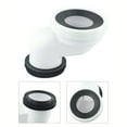 thumbnail image 6 of WC Connection Nozzle Connection Toilet Pipe Nozzle Drain Straight Eccentric Plastic Toilet Connector, 6 of 7