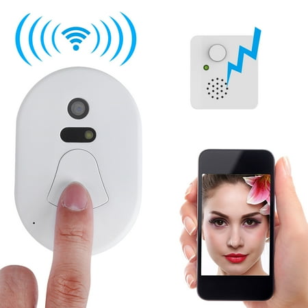 Video Security Door (Yosoo Home Door Ring WiFi Wireless Visual Camera,Night Vision Camera Doorbell Smart Doorbell Security)