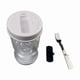 thumbnail image 1 of Pickle and Olive Hourglass Jars - Pickle Jar with Strainer Flip Lid, Pickle Jar for Airtight Food St, 1 of 5