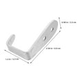 thumbnail image 2 of WEUVEB Heavy Duty Stainless Steel Bunk Bed Ladder Hooks, Hooks for Home Use and Safety, 2 of 9