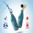 thumbnail image 5 of Triple Insulated Stainless Steel Water Bottle (set of 2) 17 Ounce, Sleek Insulated Water Bottles, Keeps Hot and Cold, 100% LeakProof Lids, Sweat Proof Water Bottles, Great for Travel, Picnic& Cam, 5 of 7