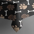 thumbnail image 5 of Paw Prints and Bones Rectangle Tablecloth 60"x120",Waterproof Polyester Rectangle Table Cloth, Wipeable Spillproof Polyester Tablecloth for Dining, Camping, Indoor and Outdoor, 5 of 6